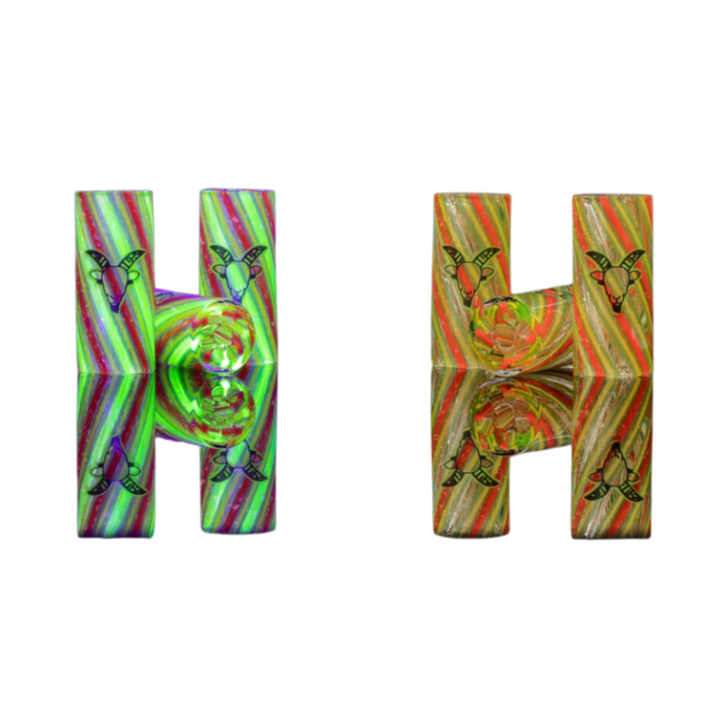 Glas Tip 12mm · Radioactive Reggaeton · handgefertigt