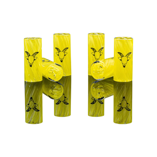 11mm Glas Tip · Yellow Cran Roll with the Goat