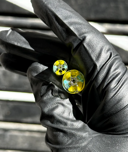 Handgefertigter Glas Tip YBY aus Barcelona