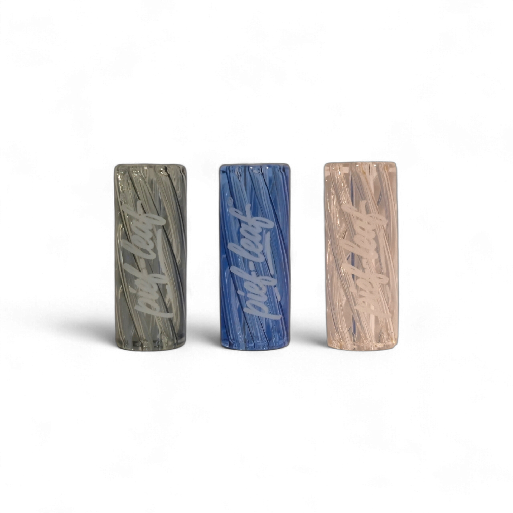 Pief-Leaf Glas Tip 12 mm mit weißem Logo