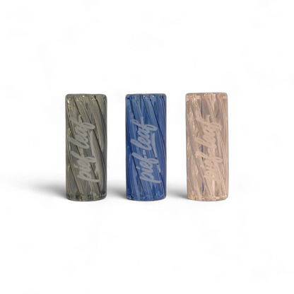 Pief-Leaf Glas Tip 12 mm mit weißem Logo