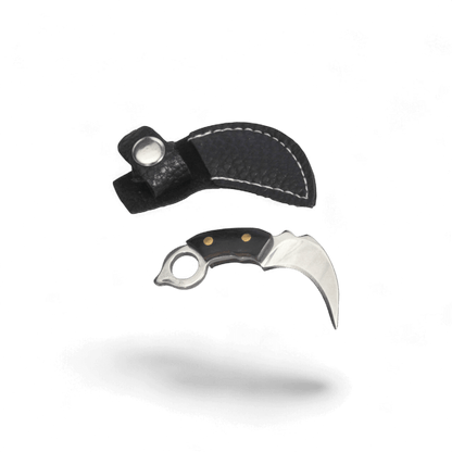 Mini Hasch Messerchen aus Edelstahl mit Etui