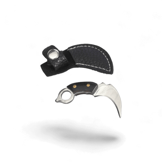 Mini Hasch Messerchen aus Edelstahl mit Etui